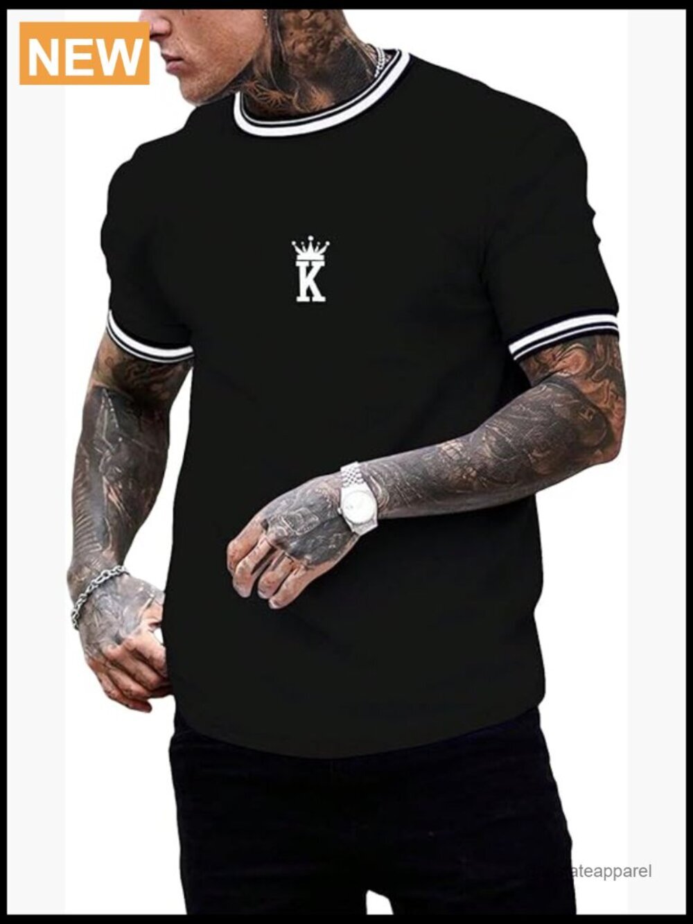 Men's Letter Print Short Sleeve Tee - Soft Lightweight Casual T-Shirt
